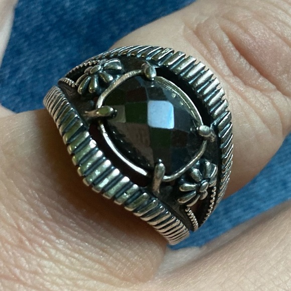 Carolyn Pollack Jewelry - JENNIFER NETTLES STERLING SILVER HEMATITE RING